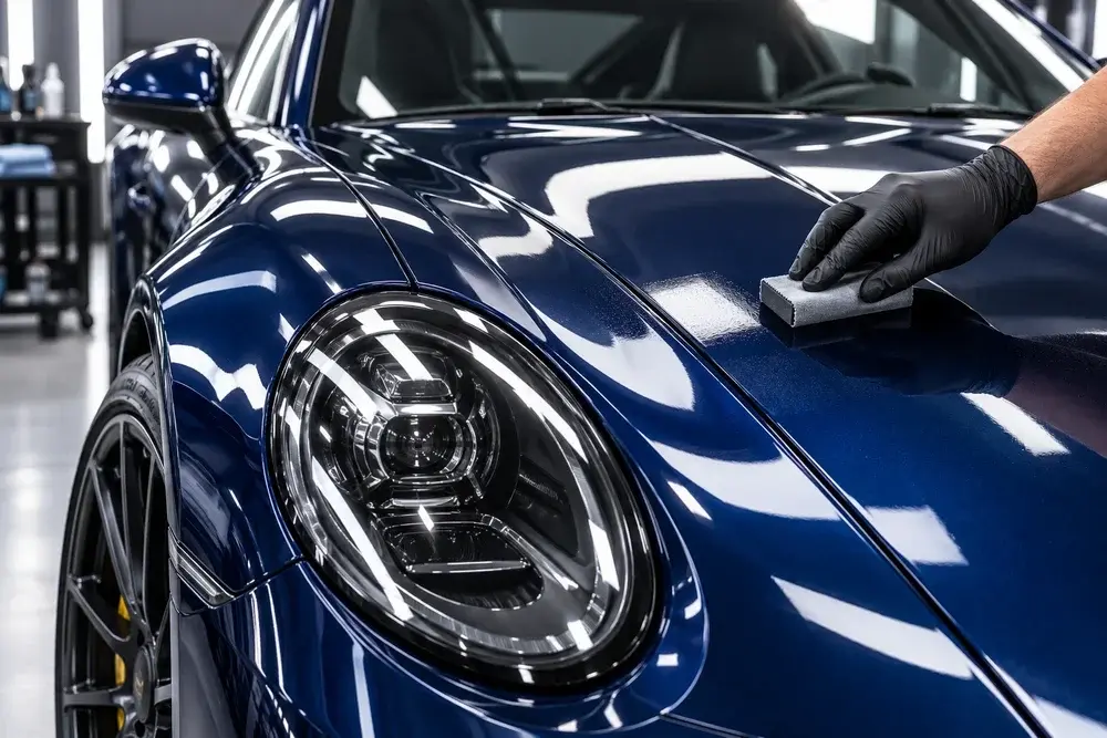 Ceramic coating application