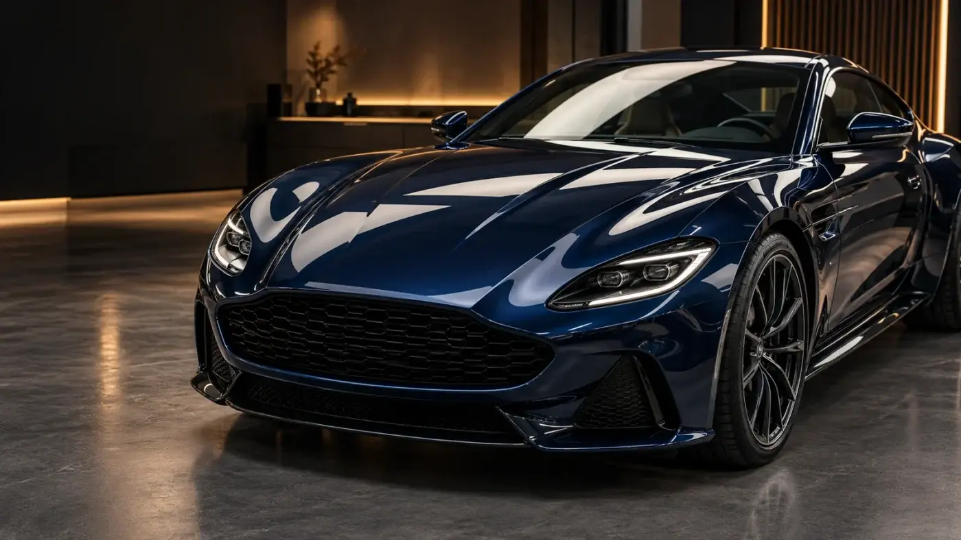a glossy ceramic-coated car